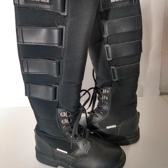 Women's Horse Tech Riding Boots, size 5 black - Picture 3 of 9